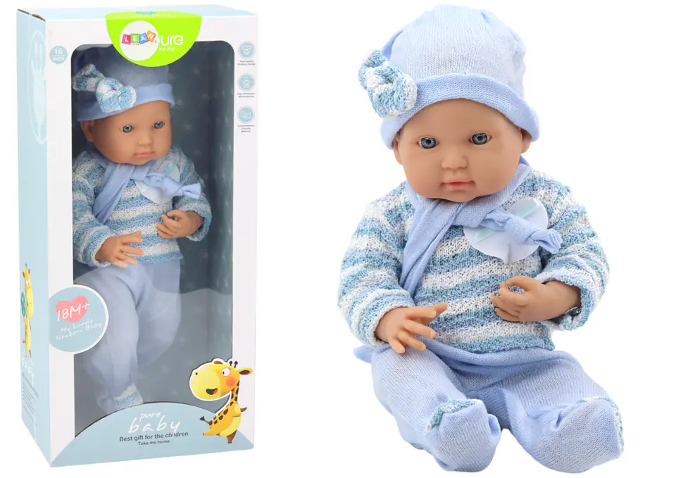 ⁨Baby in blue striped sweater⁩ at Wasserman.eu