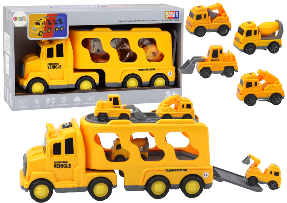 ⁨Roadside Assistance Trailer with Construction Vehicles⁩ at Wasserman.eu