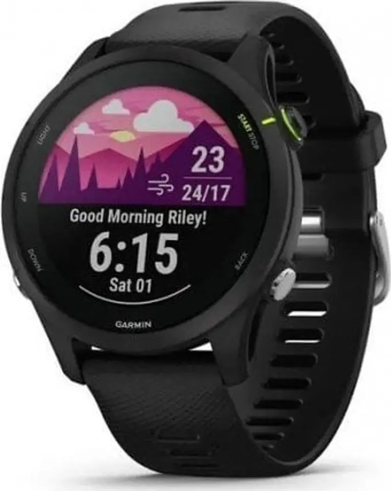 ⁨Garmin Forerunner 255 Music 3.3 cm (1.3") MIP 46 mm Digital 260 x 260 pixels Touchscreen Black Wi-Fi GPS (satellite)⁩ at Wasserman.eu