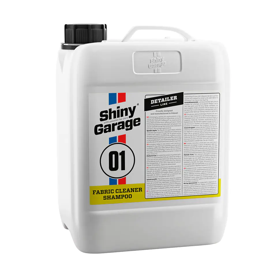 ⁨Shiny Garage Fabric Cleaner Shampoo 5L⁩ w sklepie Wasserman.eu