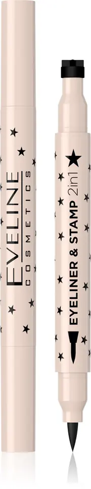 ⁨EVELINE Eyeliner i Stempel w pisaku 2w1 - gwiazda 1szt⁩ w sklepie Wasserman.eu