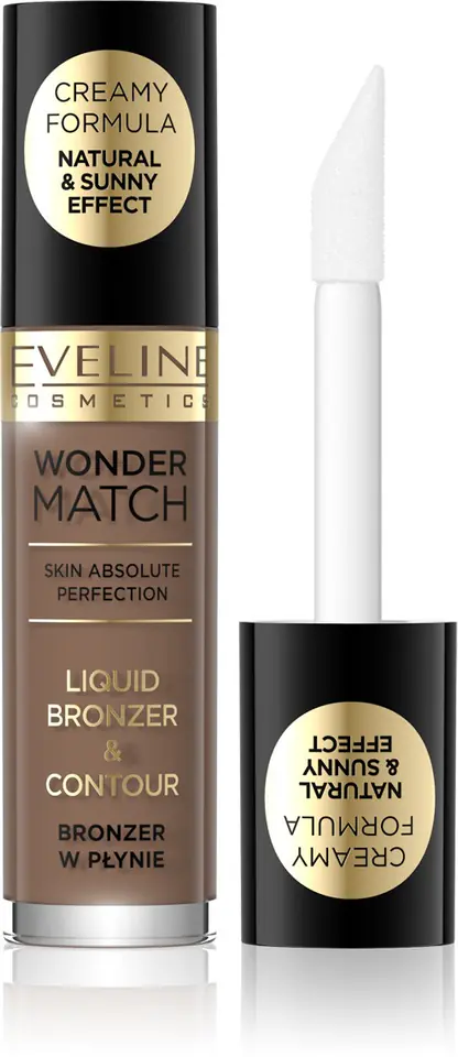 ⁨EVELINE Wonder Match Bronzer w płynie nr 02  4.5 ml⁩ w sklepie Wasserman.eu