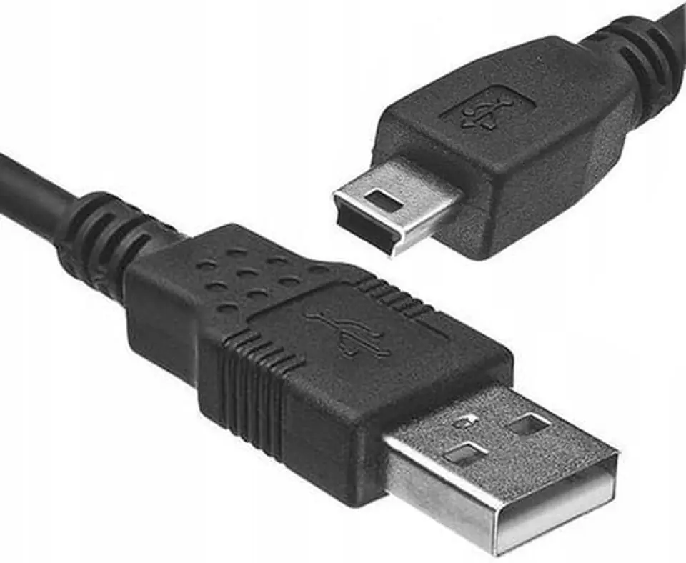 ⁨Kabel wtyk USB - wtyk mini USB (2 m)⁩ w sklepie Wasserman.eu