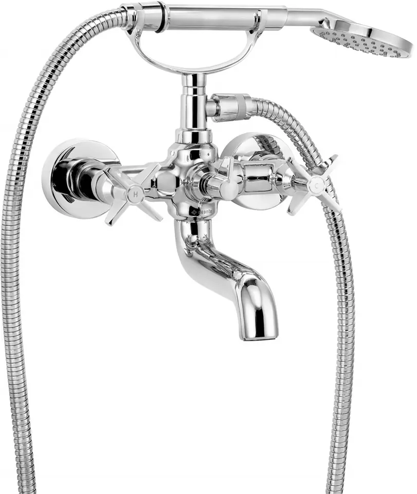 ⁨Bathtub mixer with shower set⁩ at Wasserman.eu