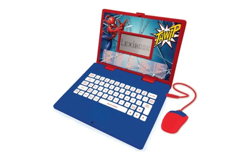 ⁨LEXIBOOK Spiderman laptop edu PL/EN/UKR JC598SPi21⁩ w sklepie Wasserman.eu
