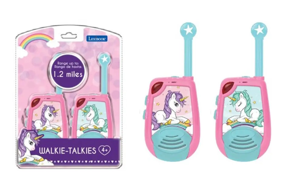 ⁨LEXIBOOK Unicorn walkie talkie 2km TW25UNI 93345⁩ at Wasserman.eu