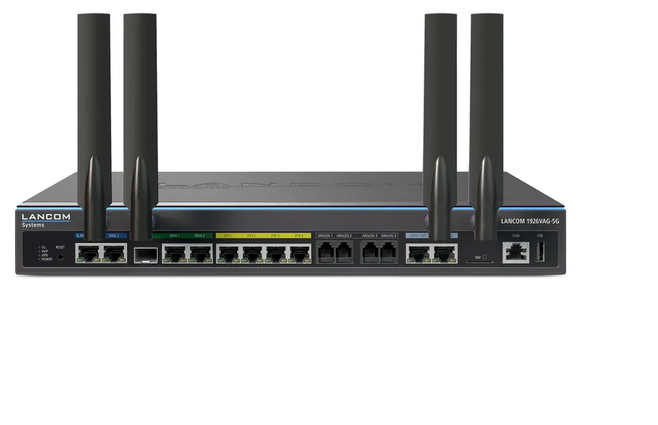 Lancom Systems 1926VAG-5G ruter Gigabit Ethernet Czarny w sklepie Wasserman.eu