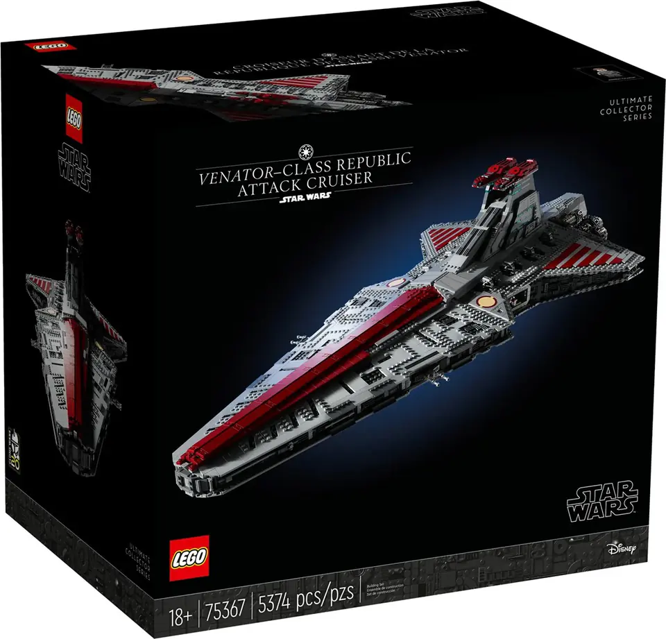 ⁨LEGO STAR WARS 75367 Venator-class Republic Attack Cruiser (Ultimate Collector Series)⁩ at Wasserman.eu