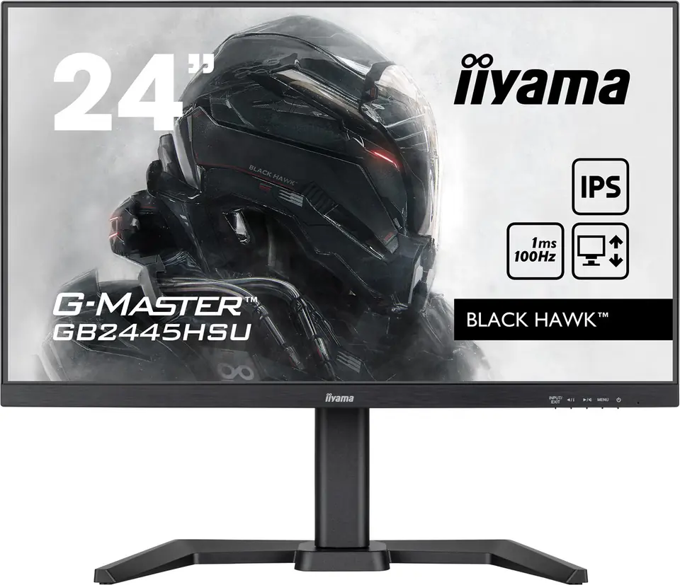 ⁨iiyama G-MASTER GB2445HSU-B1 computer monitor 61 cm (24") 1920 x 1080 pixels Full HD LED Black⁩ at Wasserman.eu