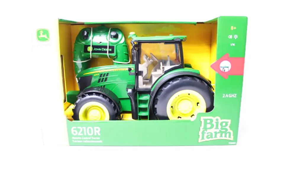 ⁨TOMY John Deere tractor Big Farm 6210R RC 47486⁩ at Wasserman.eu