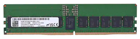 ⁨Micron RDIMM 32GB DDR5 2Rx8 4800MHz PC5-38400 ECC REGISTERED MTC20F2085S1RC48BR⁩ w sklepie Wasserman.eu