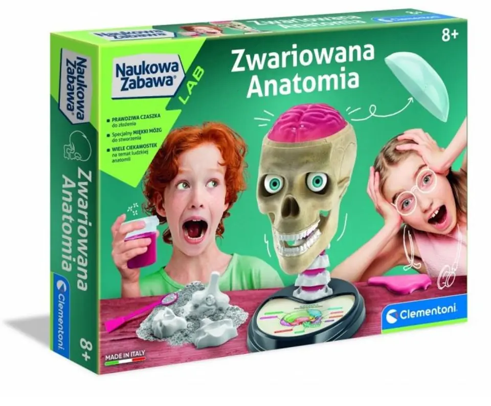 ⁨ZWARIOWANA ANATOMIA LABORATORIUM NAUKOWA ZABAWA CLEMENTONI⁩ w sklepie Wasserman.eu