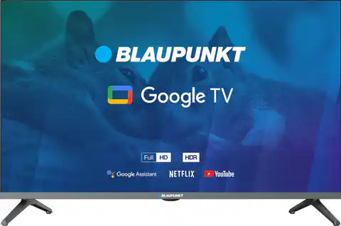 ⁨TV 32" Blaupunkt 32FBG5000S Full HD LED, GoogleTV, Dolby Digital, WiFi 2,4-5GHz, BT, black⁩ at Wasserman.eu