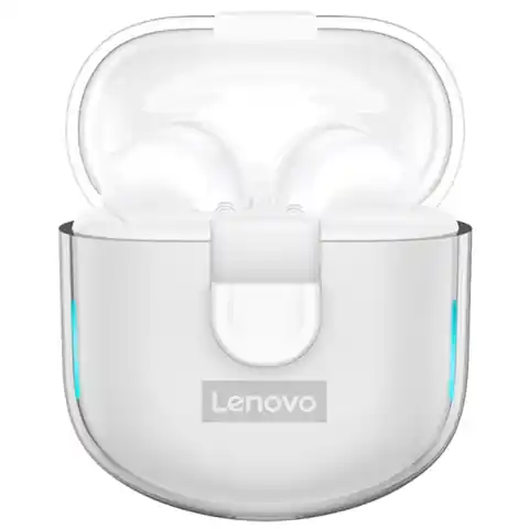 ⁨Słuchawki bezprzewodowe douszne Lenovo Thinkplus LivePods LP12 Białe⁩ w sklepie Wasserman.eu