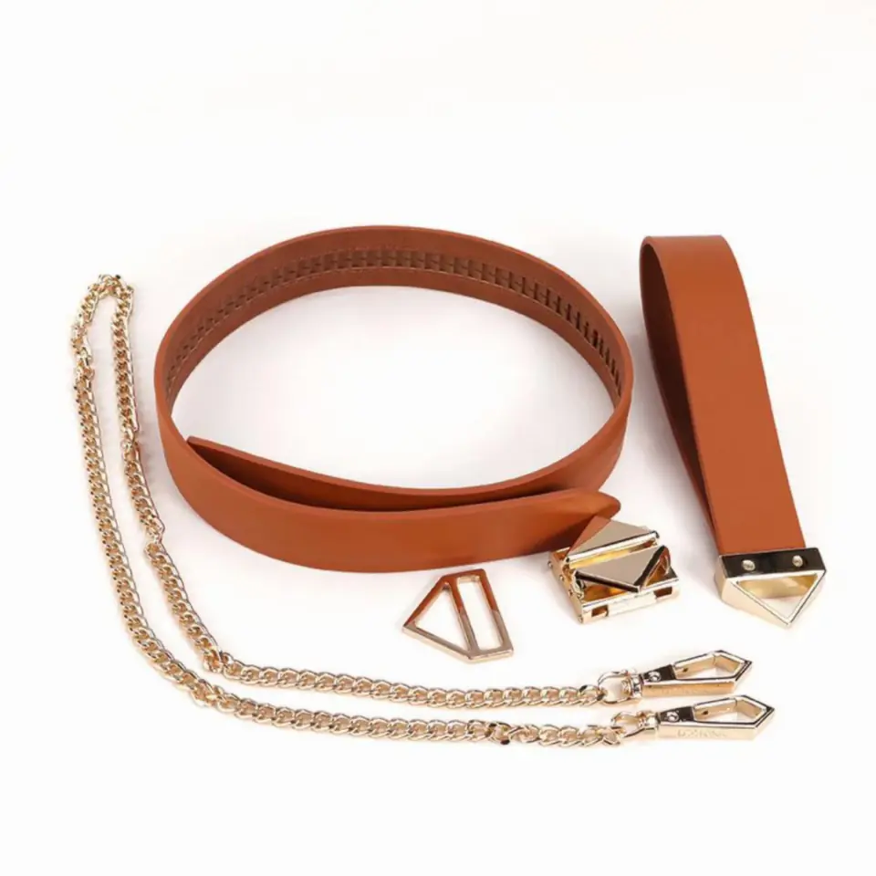 LOCKINK obróżka ze smyczą Collar with Leash Set Brown at Wasserman.eu
