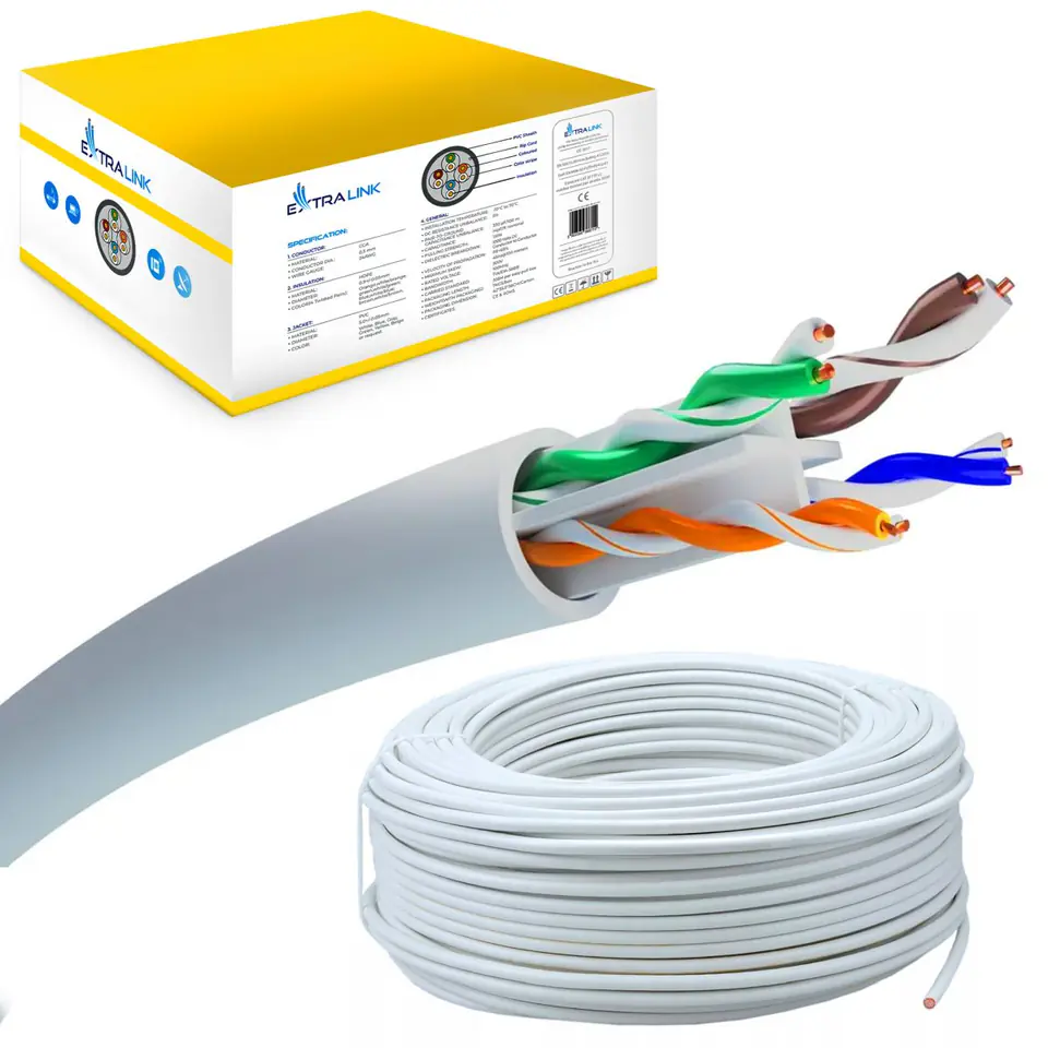 Ntwork cable CAT6 UTP internal 305M at Wasserman.eu