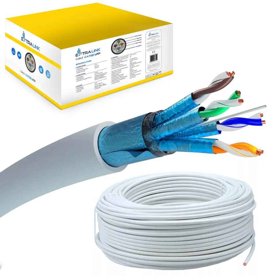 ⁨Network cable CAT6A FTP internal 500M LSZH⁩ at Wasserman.eu