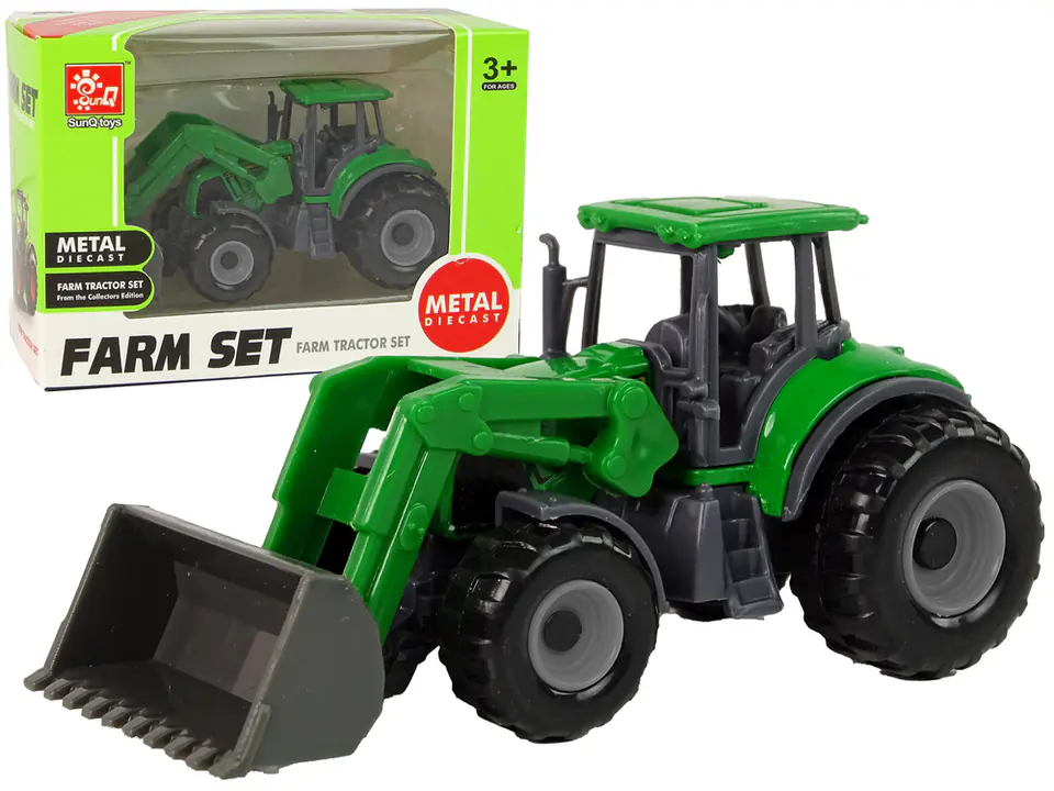 ⁨Pojazd Rolniczy Traktor Spychacz Zielony Mały⁩ w sklepie Wasserman.eu
