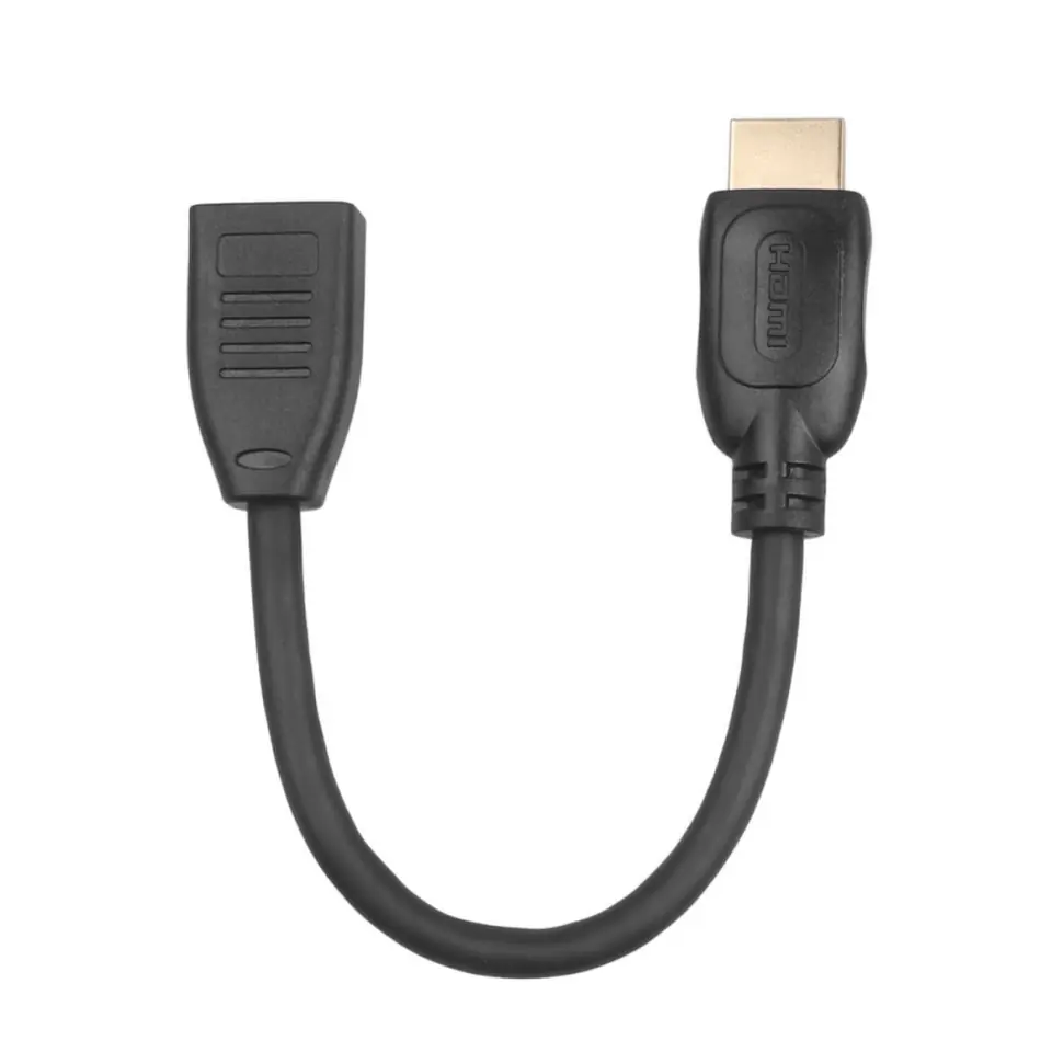 ⁨Cable HDMI F-M 15 cm v2.0 extension cord⁩ at Wasserman.eu