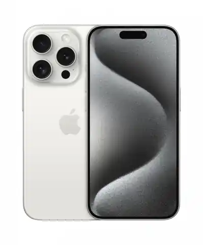 ⁨Smartphone APPLE iPhone 15 Pro 128 GB Biały Tytan MTUW3PX/A⁩ w sklepie Wasserman.eu