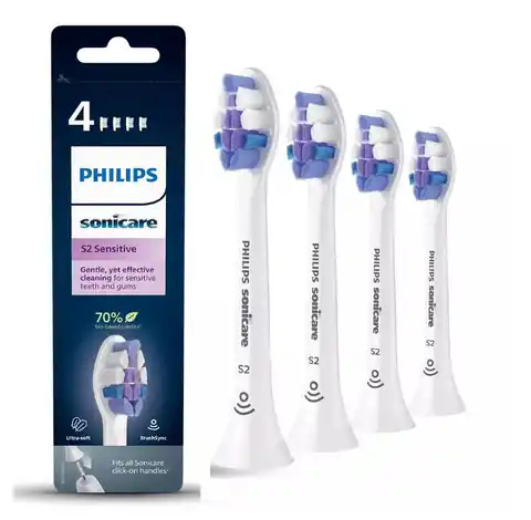 ⁨Philips S2 Sensitive HX6054/10 Ultra soft interchangeable sonic brush heads⁩ at Wasserman.eu