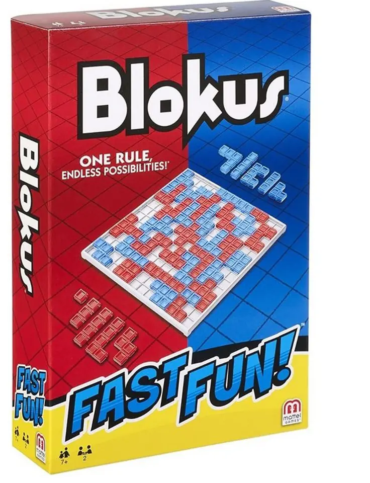 BLOKUS SZYBKA GRA STRATEGICZNA RODZINNA MATTEL w sklepie Wasserman.eu