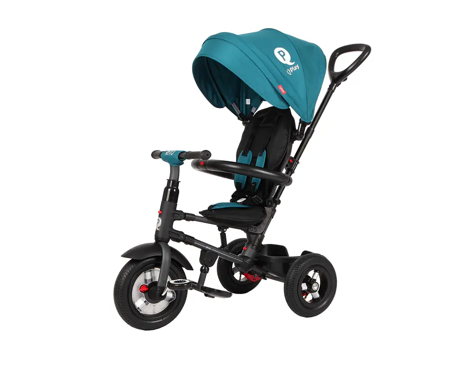 Qplay Rito Rubber Green Tricycle Bike at Wasserman.eu