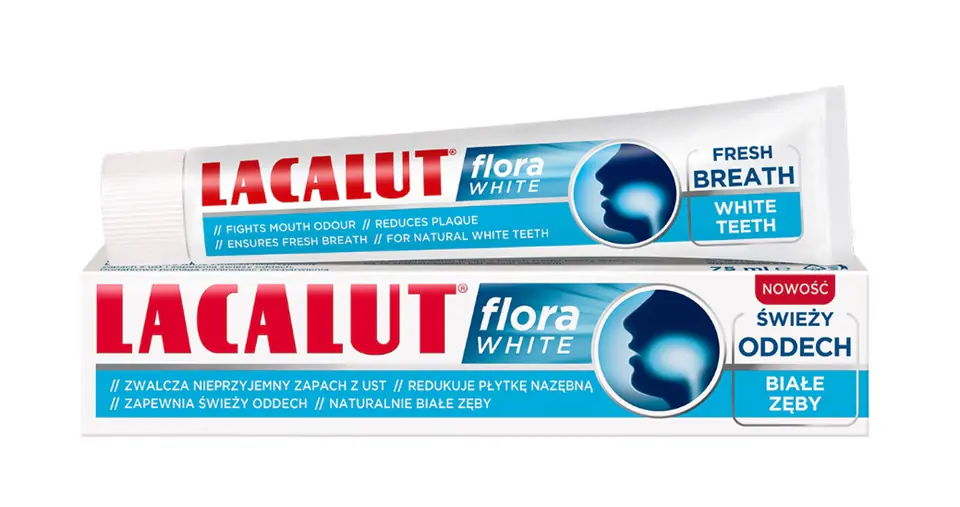 LACALUT Flora White Pasta do zębów 75 ml w sklepie Wasserman.eu