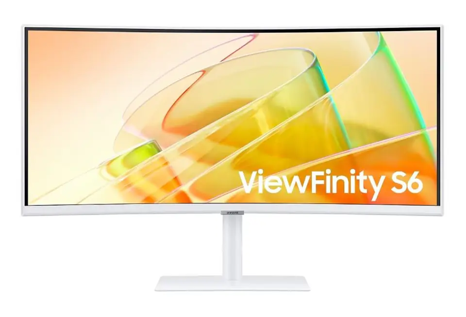 ⁨Monitor SAMSUNG LS34C650TAUXEN (34" /100Hz /3440 x 1440 /Biały)⁩ w sklepie Wasserman.eu