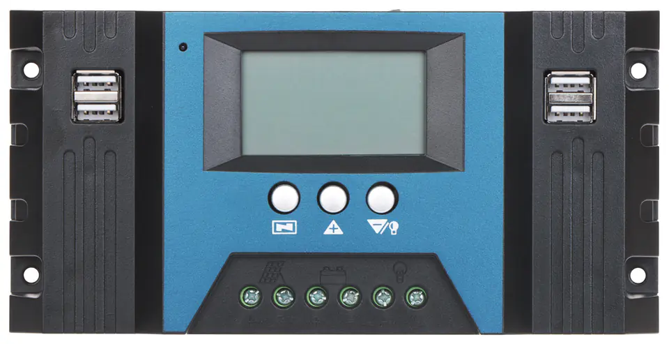 ⁨REGULATOR SOLARNY ŁADOWANIA AKUMULATORÓW SCC-100A-PWM-LCD-S2⁩ w sklepie Wasserman.eu