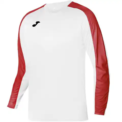 ⁨Koszulka Joma Academy T-SHIRT L/S 101658. (kolor Biały. Czerwony, rozmiar 8XS-7XS)⁩ w sklepie Wasserman.eu
