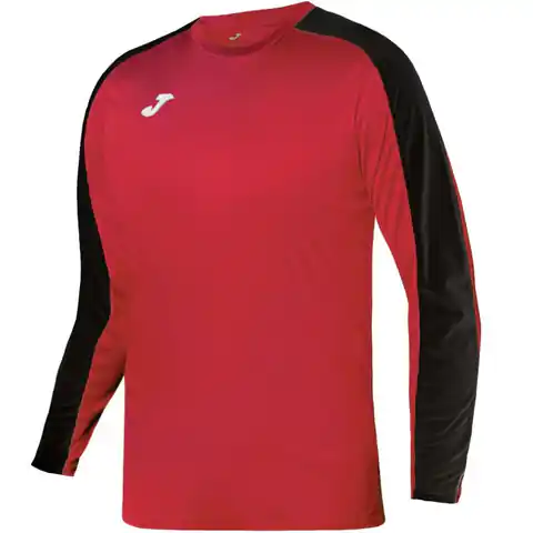 ⁨Koszulka Joma Academy T-SHIRT L/S 101658. (kolor Czarny. Czerwony, rozmiar 4XS-3XS)⁩ w sklepie Wasserman.eu