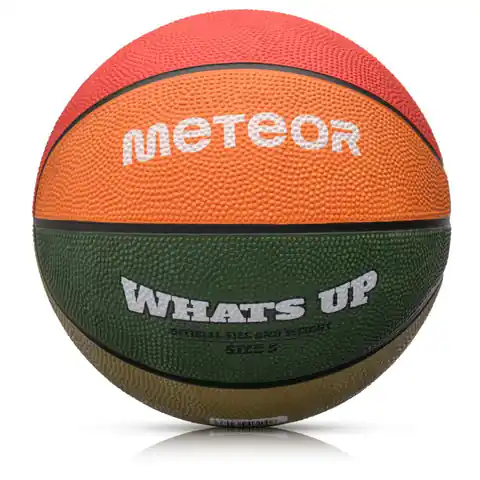 ⁨Piłka do koszykówki Meteor What's up (kolor Wielokolorowy)⁩ w sklepie Wasserman.eu