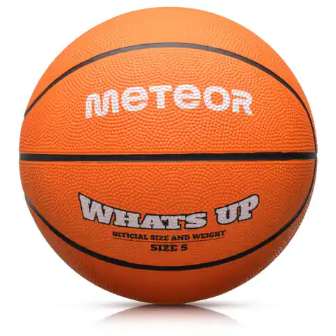 ⁨Piłka do koszykówki Meteor What's up (kolor Pomarańczowy)⁩ w sklepie Wasserman.eu