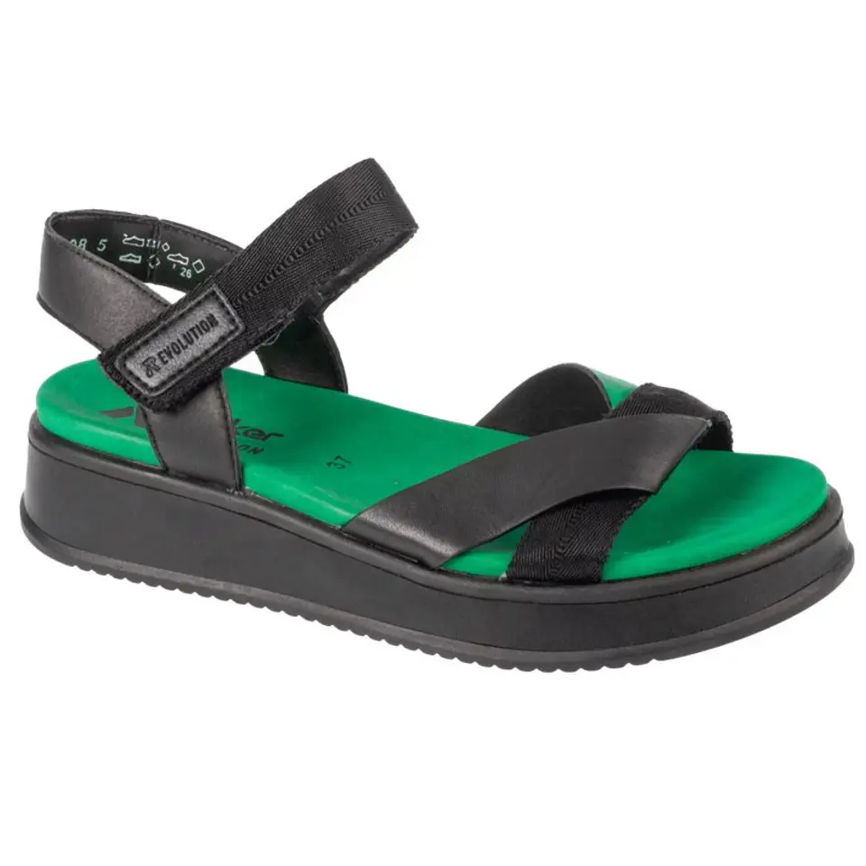 ⁨Sandały Rieker Sandals W W0851 (kolor Czarny, rozmiar 39)⁩ w sklepie Wasserman.eu