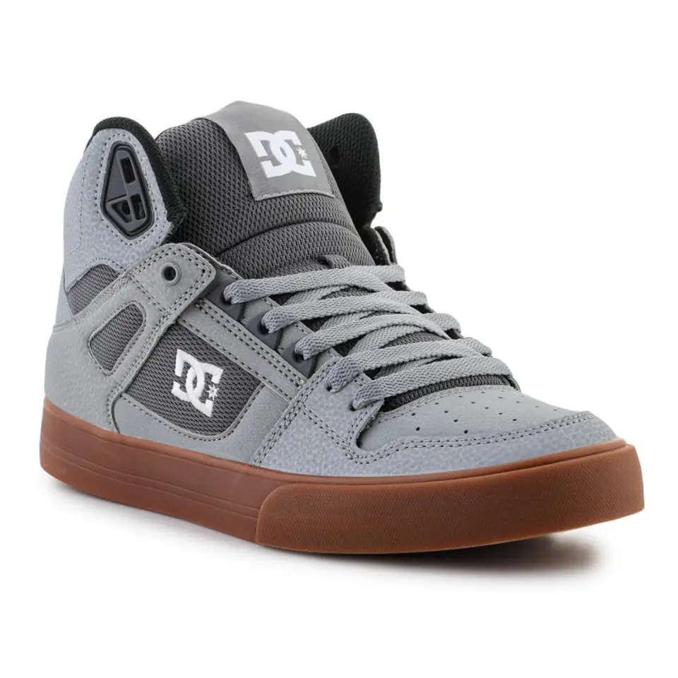 ⁨Buty DC Shoes Pure High-Top M ADYS400043 (kolor Szary/Srebrny, rozmiar EU 41)⁩ w sklepie Wasserman.eu