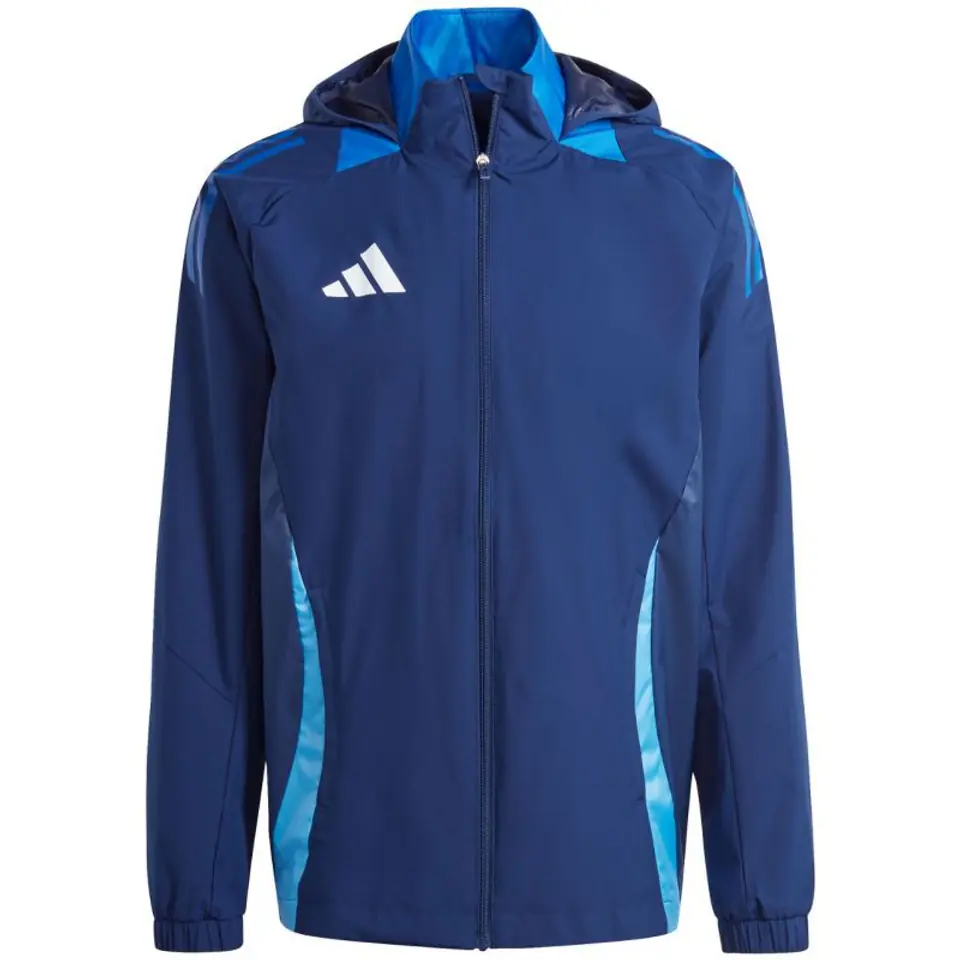 ⁨Kurtka adidas Tiro 24 Competition All-Weather M (kolor Niebieski, rozmiar M)⁩ w sklepie Wasserman.eu