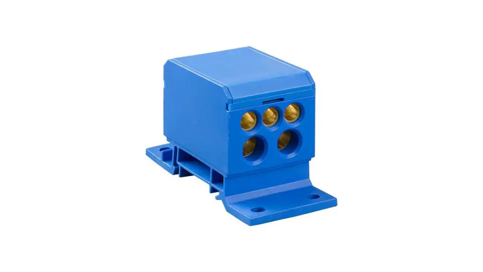 ⁨Distribution block 2x4-50mm2 + 2x4-35mm2 + 3x2,5-25mm2 blue DB2-N 48.20⁩ at Wasserman.eu