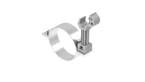 ⁨Drain holder fi 100mm stainless steel with plastic 64.10/P NI /96421005/⁩ at Wasserman.eu