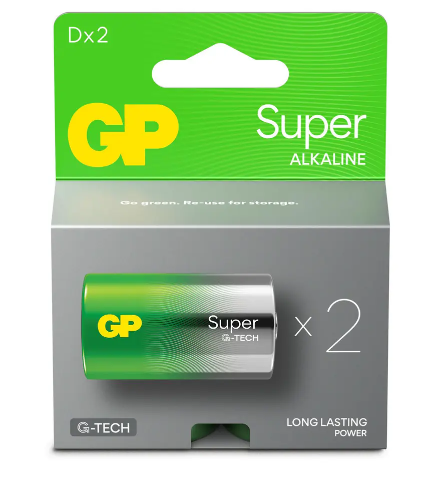 ⁨GP Batteries GP SUPER ALKALINE D/LR20⁩ w sklepie Wasserman.eu