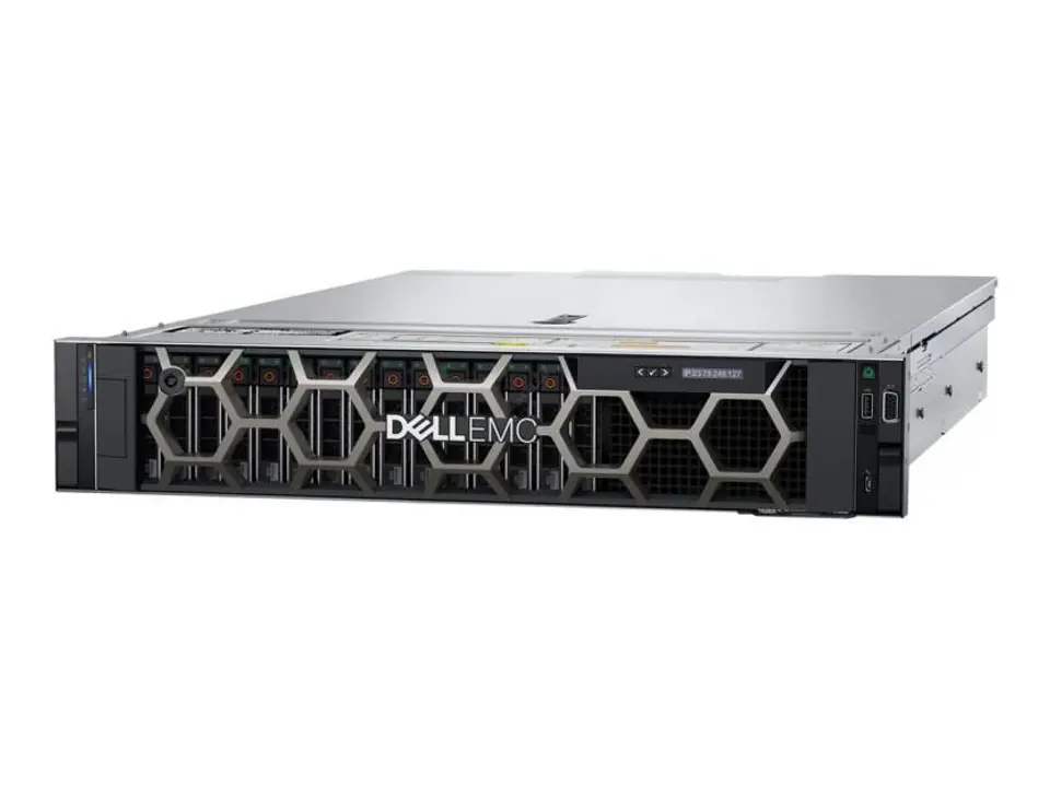 ⁨PowerEdge R550, 8x3.5 SAS/SATA Chassis, Xeon Silver 4310, 2x16GB, 1x480GB SSD SATA RI, Rails, Bezel, PERC H755, iDRAC9 Ent 15G, 2x1100W, 3YBasic⁩ at Wasserman.eu
