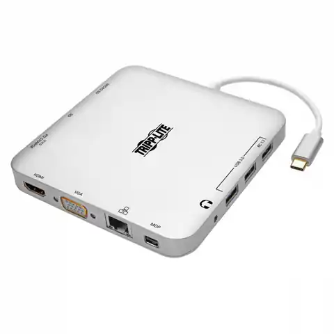 ⁨Tripp Lite USB-C U442-DOCK2-S Ethernet LAN (RJ-45) ports 1, USB 3.0 (3.1 Gen 1) ports quantity 3, HDMI ports quantity 1, USB 3.0⁩ at Wasserman.eu