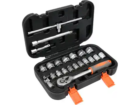 ⁨Tool kit 3/8" 22-piece STHOR 58661⁩ at Wasserman.eu
