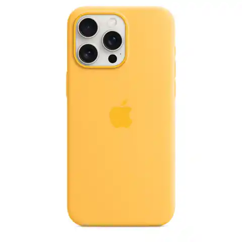 ⁨Etui silikonowe z MagSafe do iPhonea 15 Pro Max - sunshine⁩ w sklepie Wasserman.eu