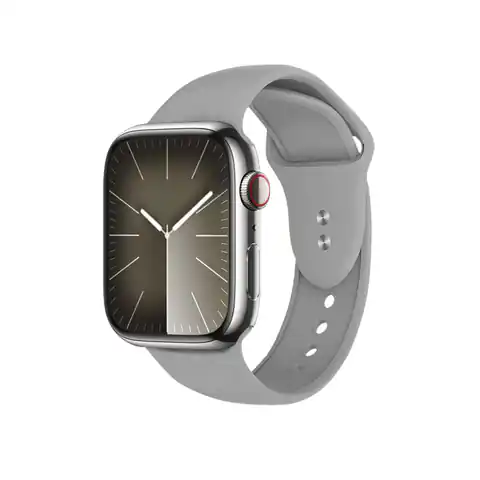 ⁨Crong Liquid - Pasek do Apple Watch 42/44/45/49 mm (szary)⁩ w sklepie Wasserman.eu
