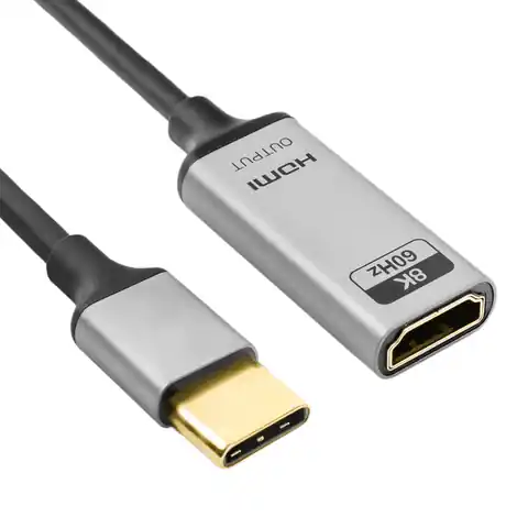 ⁨Adapter USB-C 3.1 HDMI 8K Spacetronik 0,2m⁩ w sklepie Wasserman.eu