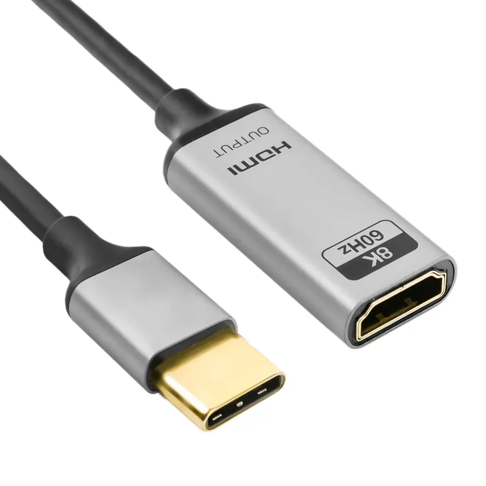 ⁨Adapter USB-C 3.1 HDMI 8K Spacetronik 0.2m⁩ w sklepie Wasserman.eu