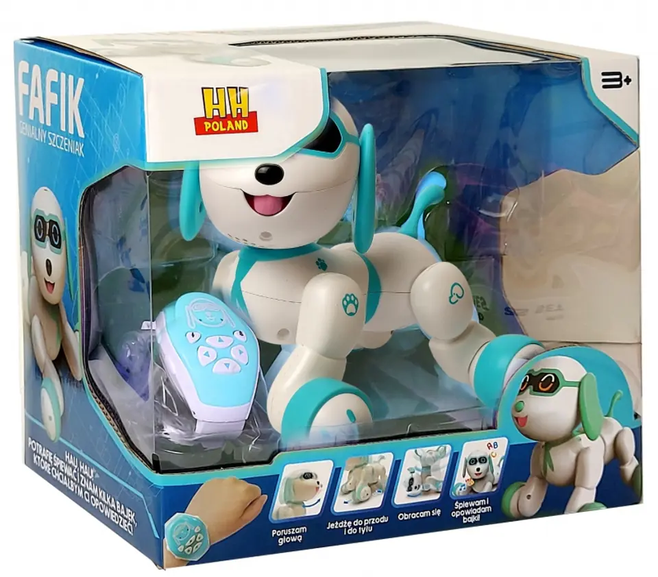 ⁨STEROWANY PIESEK ROBOT FAFIK MÓWI ŚPIEWA POLSKU JEŹDZI# G2⁩ w sklepie Wasserman.eu