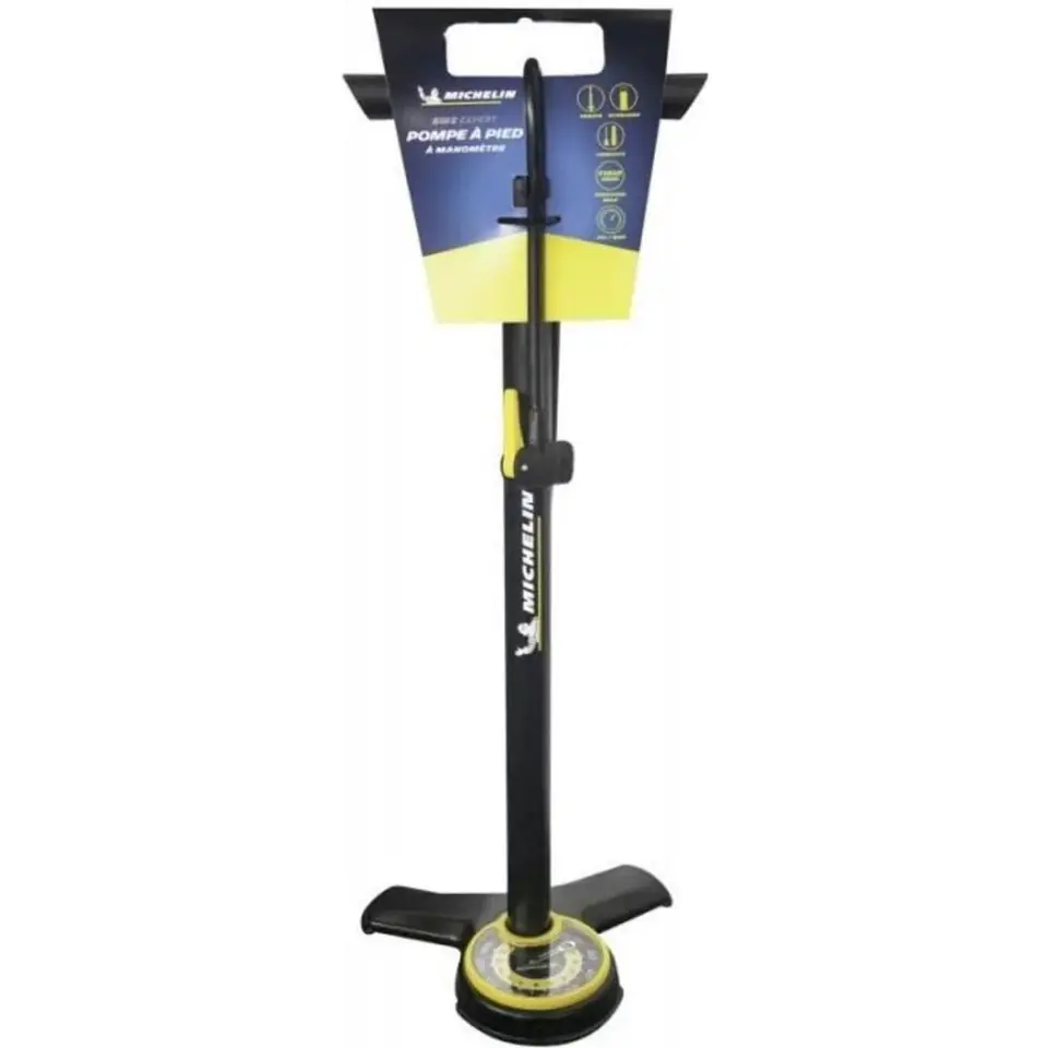 ⁨POMPKA ROWEROWA WARSZTATOWA MANOMETR MICHELIN⁩ w sklepie Wasserman.eu