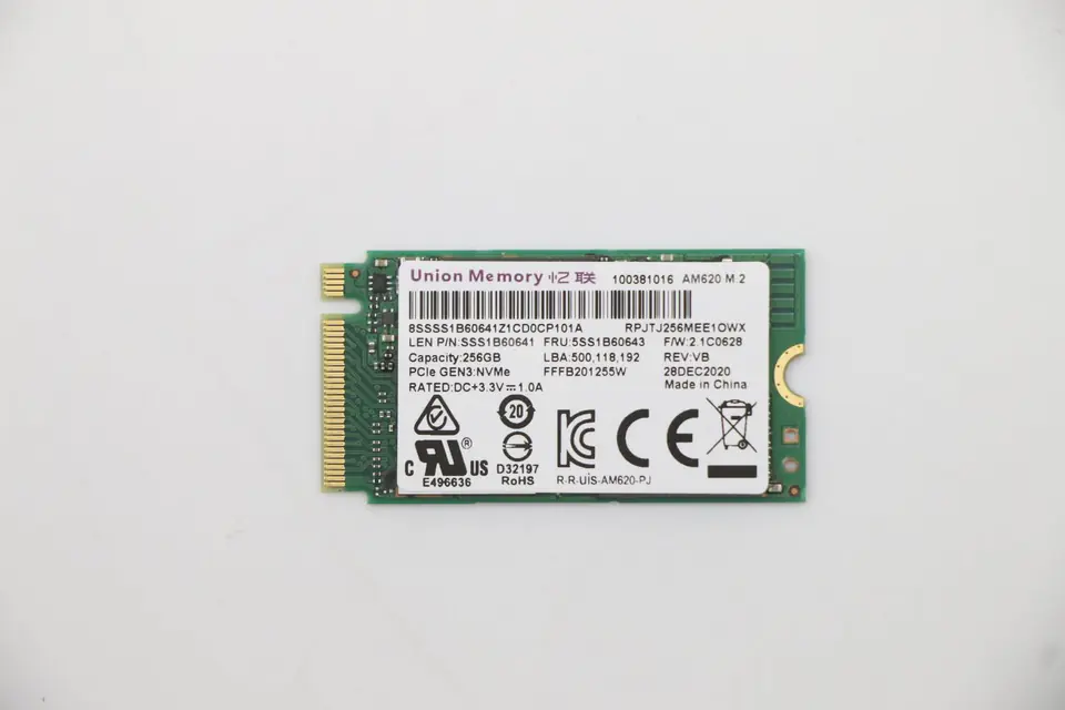 ⁨Lenovo 256GB PCIe 2242 M.2 SSD⁩ w sklepie Wasserman.eu